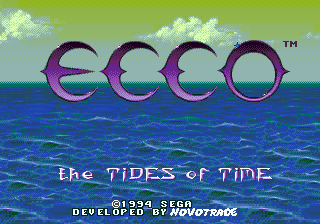 ECCO - The Tides of Time Title Screen